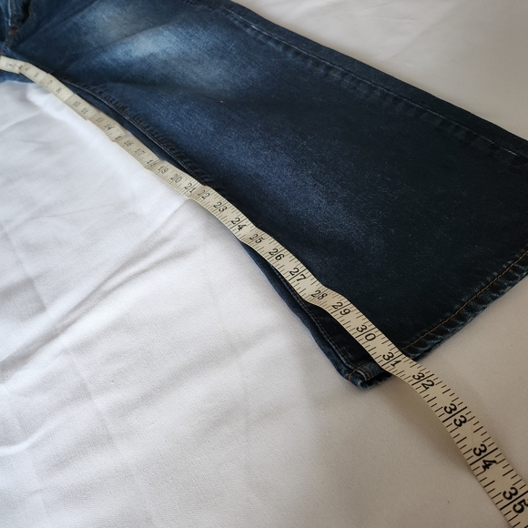 Gap men's 34x30 bootcut denim jeans, dark wash, 100% cotton - Picture 10 of 11